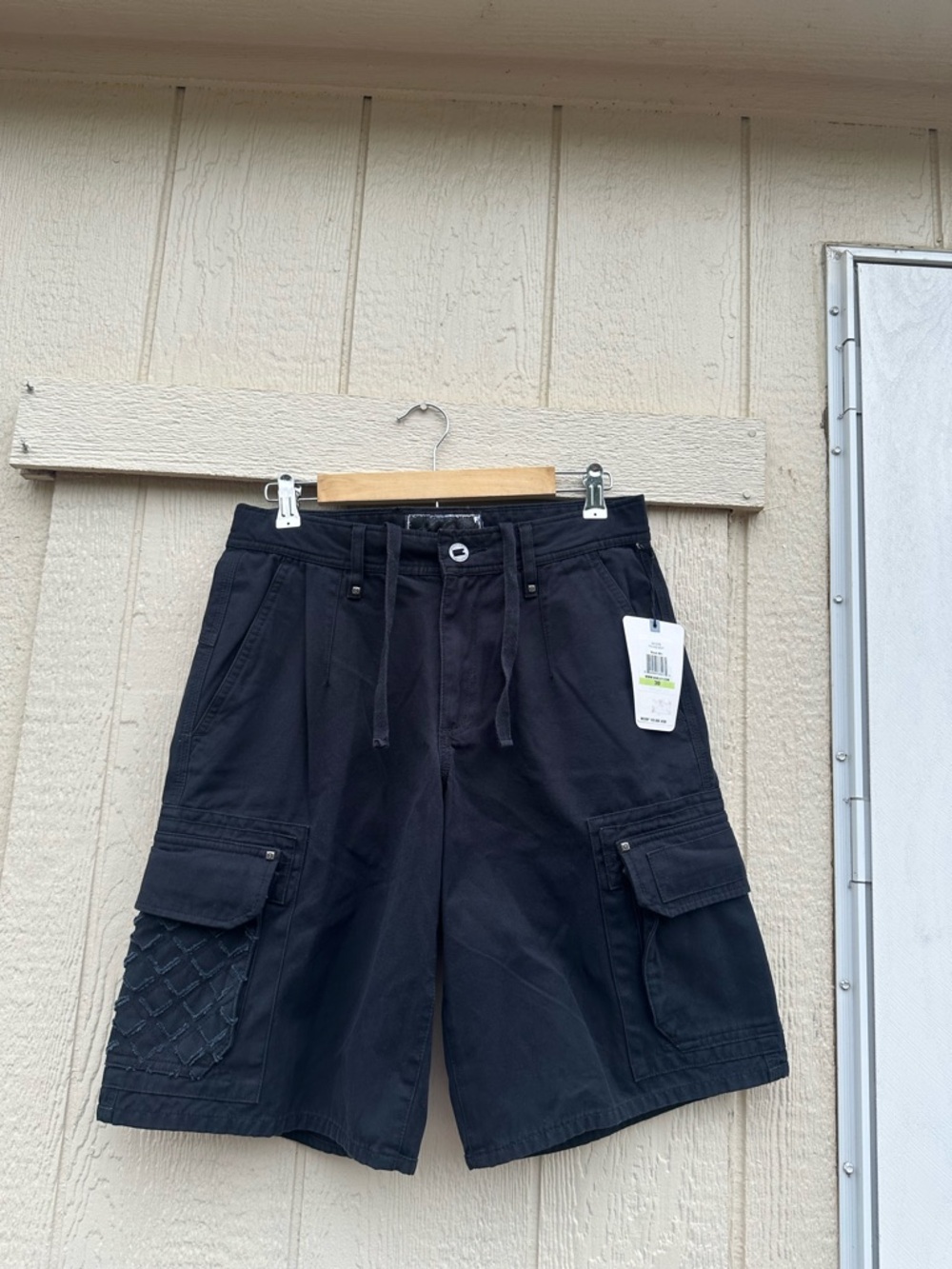 Vintage 2000’s Oakley Black Tactical Cargo Shorts Men’s Size 30X 10 🆕 NWT $65 - Picture 5 of 14